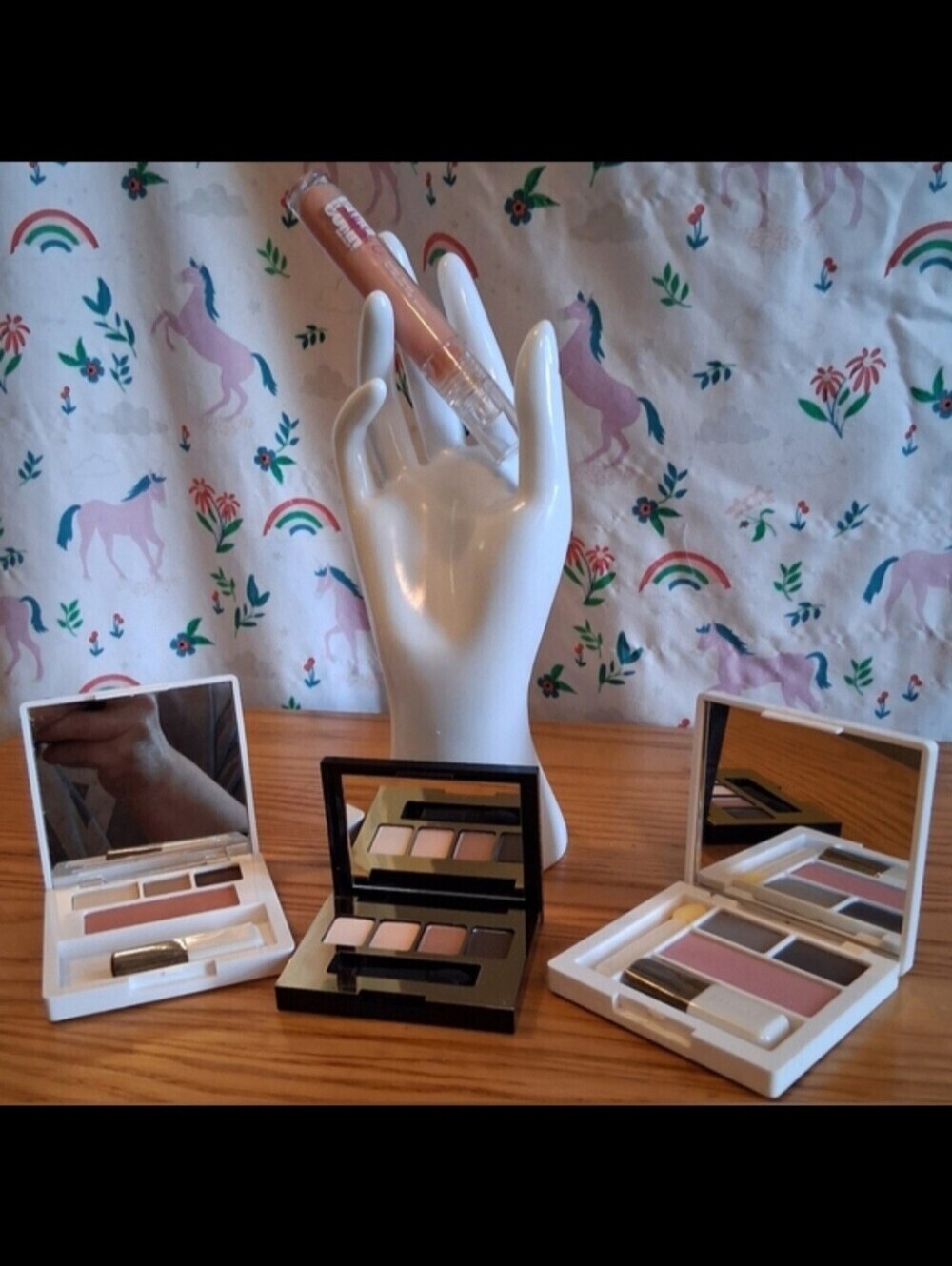 NWOT Lot Of 4 Clinique Estee Lauder Sharon C Cosmetic Beauty Shadow Blush Gloss
